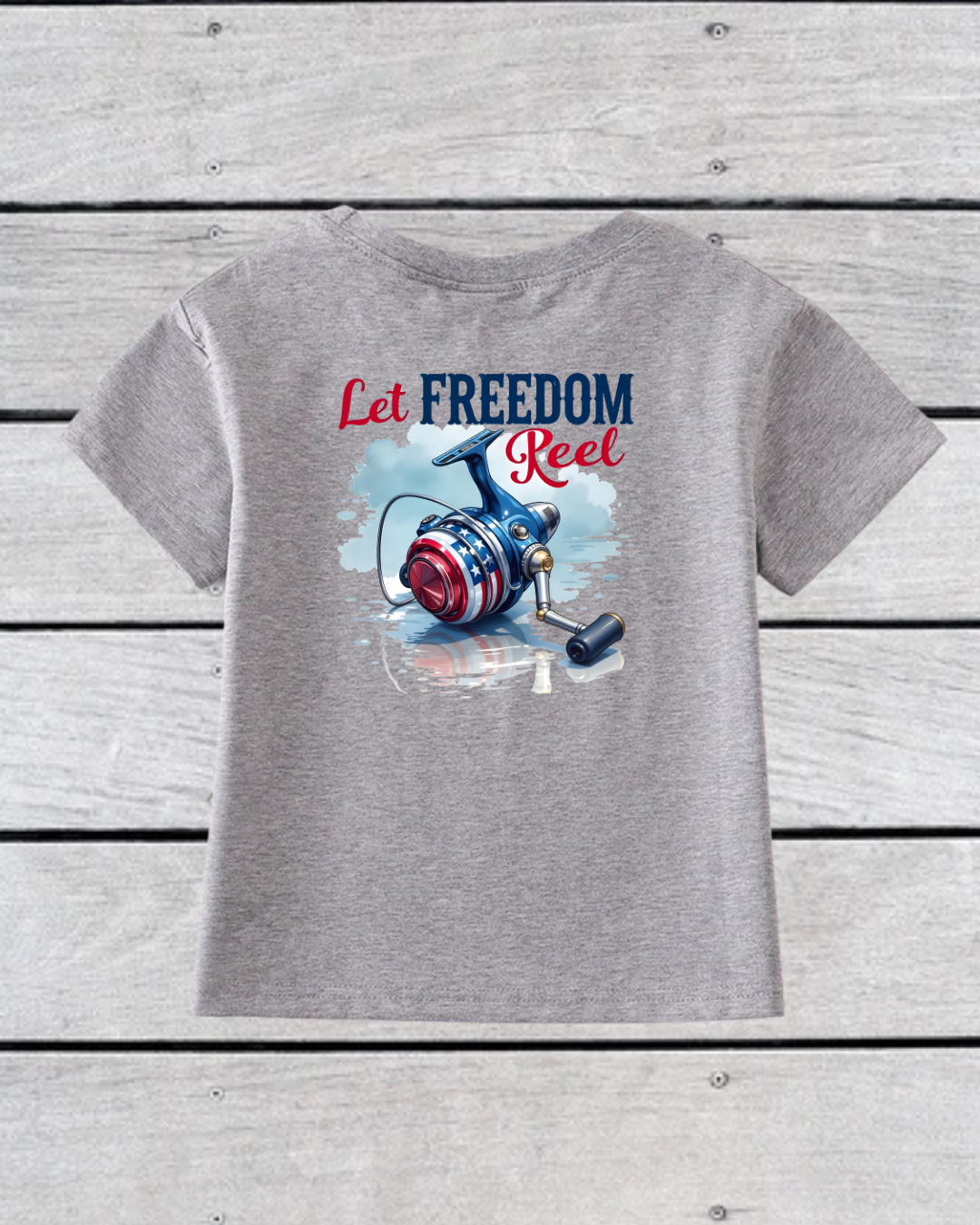Let freedom reel tee