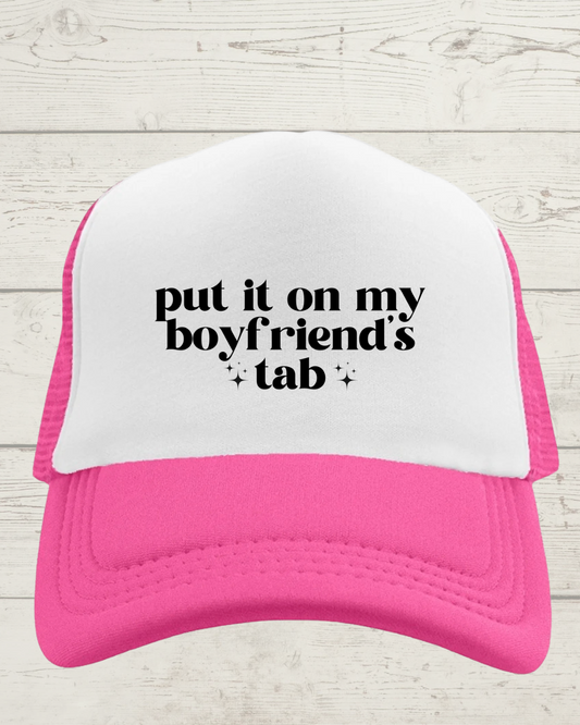 Boyfriend’s Tab trucker hat